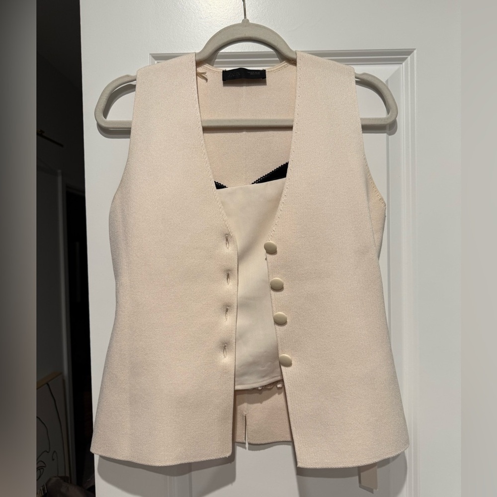Zara knit vest